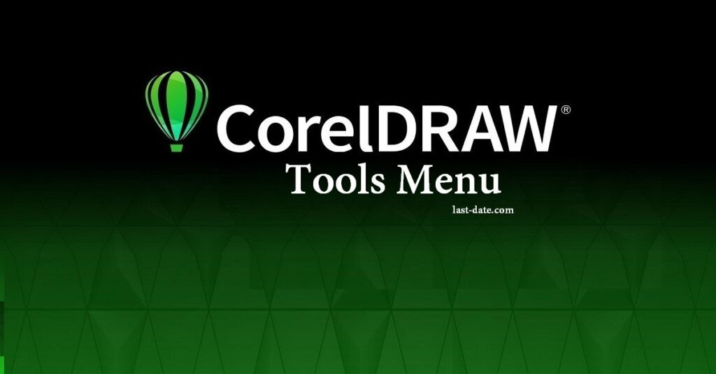 Corel Draw Tools Menu