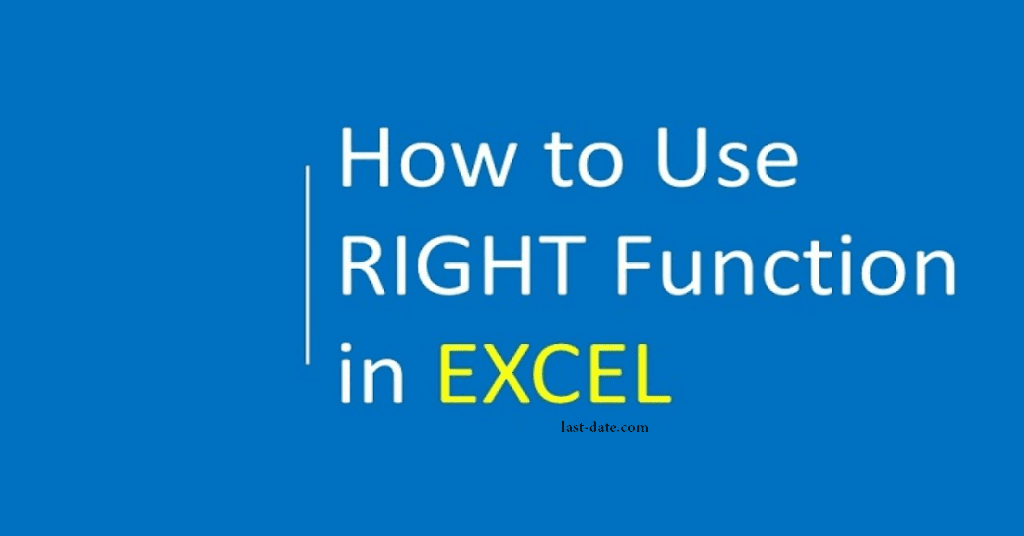 excel right function