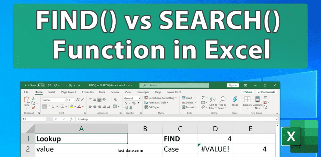 Find and Search Function